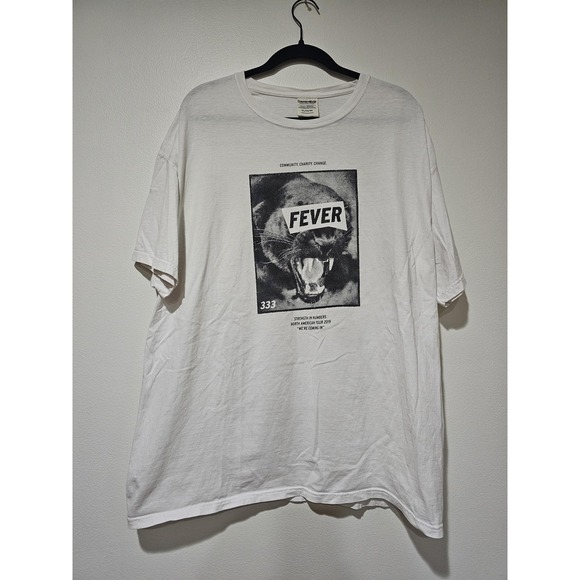 ComfortWash Other - Fever 333 Shirt XL White Strength In Numbers Tour Graphic T-Shirt Band Letlive.